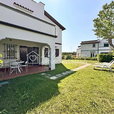 226 - Villaggio Riva Musone Villa Con Portico E Ampio Giardino, Climatizzata, 200 Mt Dal Mare Pulizia, Biancheria E Spiaggia Inclusa Allo Chalet Bebo'S 公寓 雷卡纳蒂港